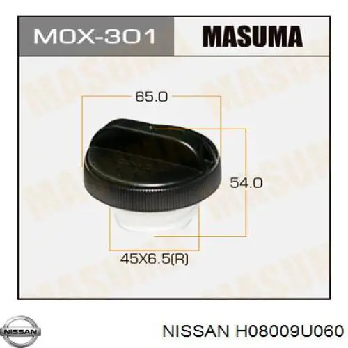 H08009U060 Nissan/Infiniti Defletor de janelas para o vidro da porta, kit de 4 un.