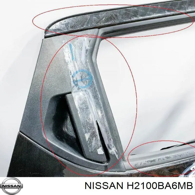 H2100BA6MB Nissan/Infiniti Porta traseira direita