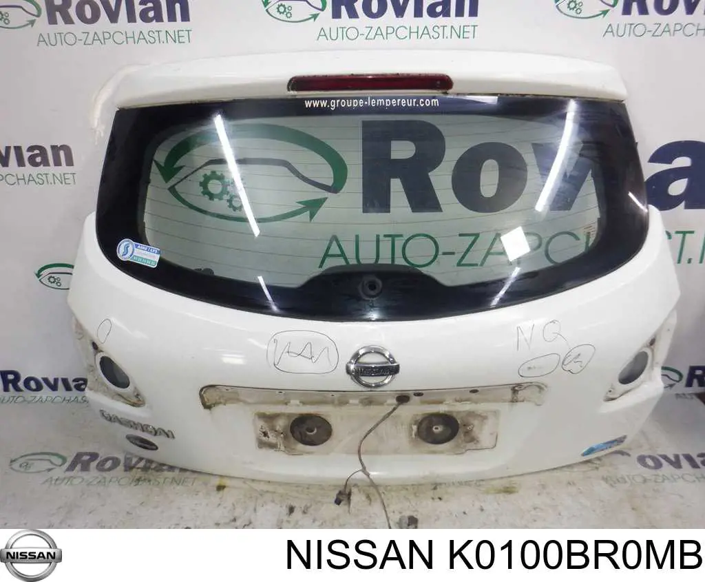 Compre K0100BR0MB Nissan/Infiniti Porta traseira (3ª/5ª porta-malas (tampa de alcapão)