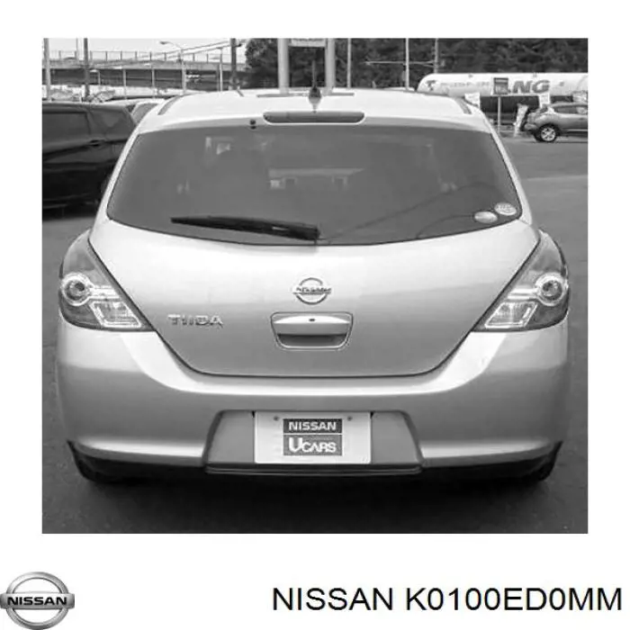 Porta traseira (3ª/5ª porta-malas (tampa de alcapão) para Nissan Tiida ASIA C11