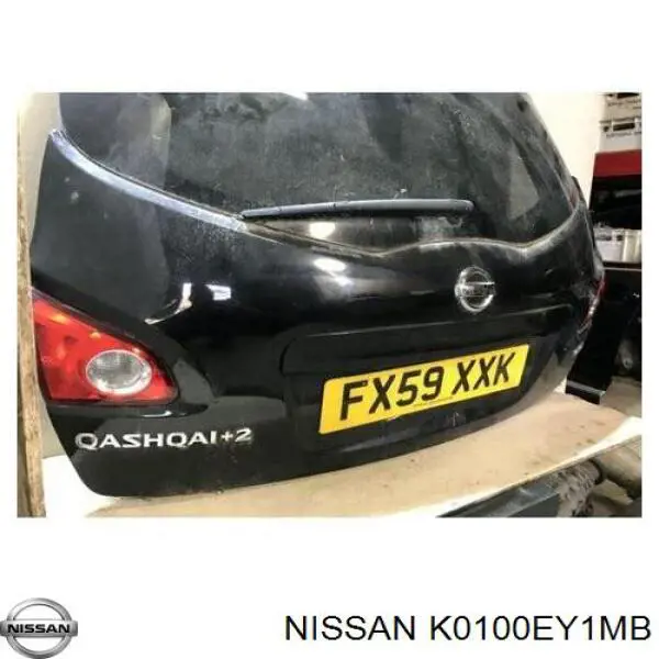 Porta traseira (3ª/5ª porta-malas (tampa de alcapão) para Nissan Qashqai +2 I J10