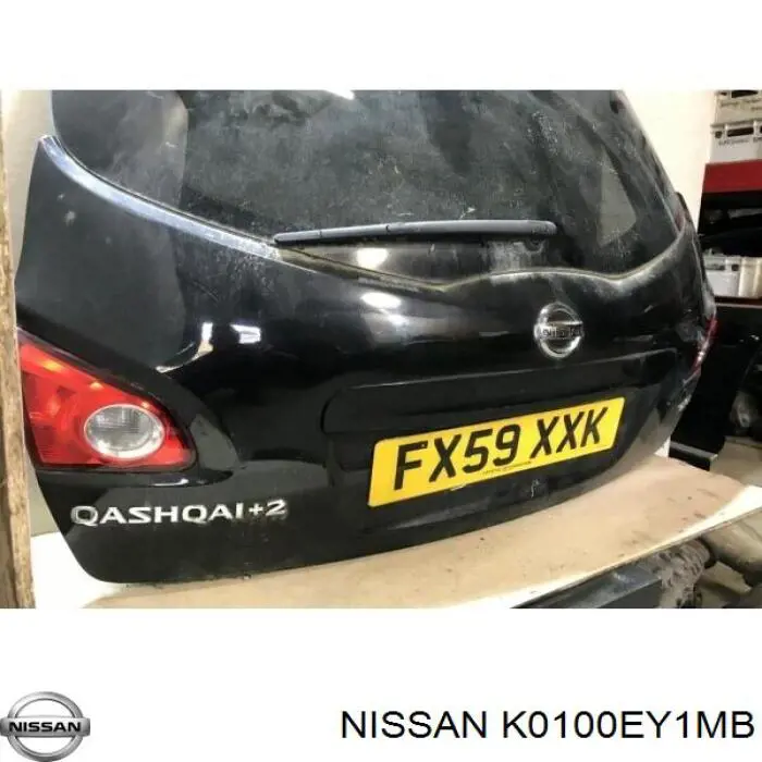 Porta traseira (3ª/5ª porta-malas (tampa de alcapão) Nissan Qashqai +2 I J10