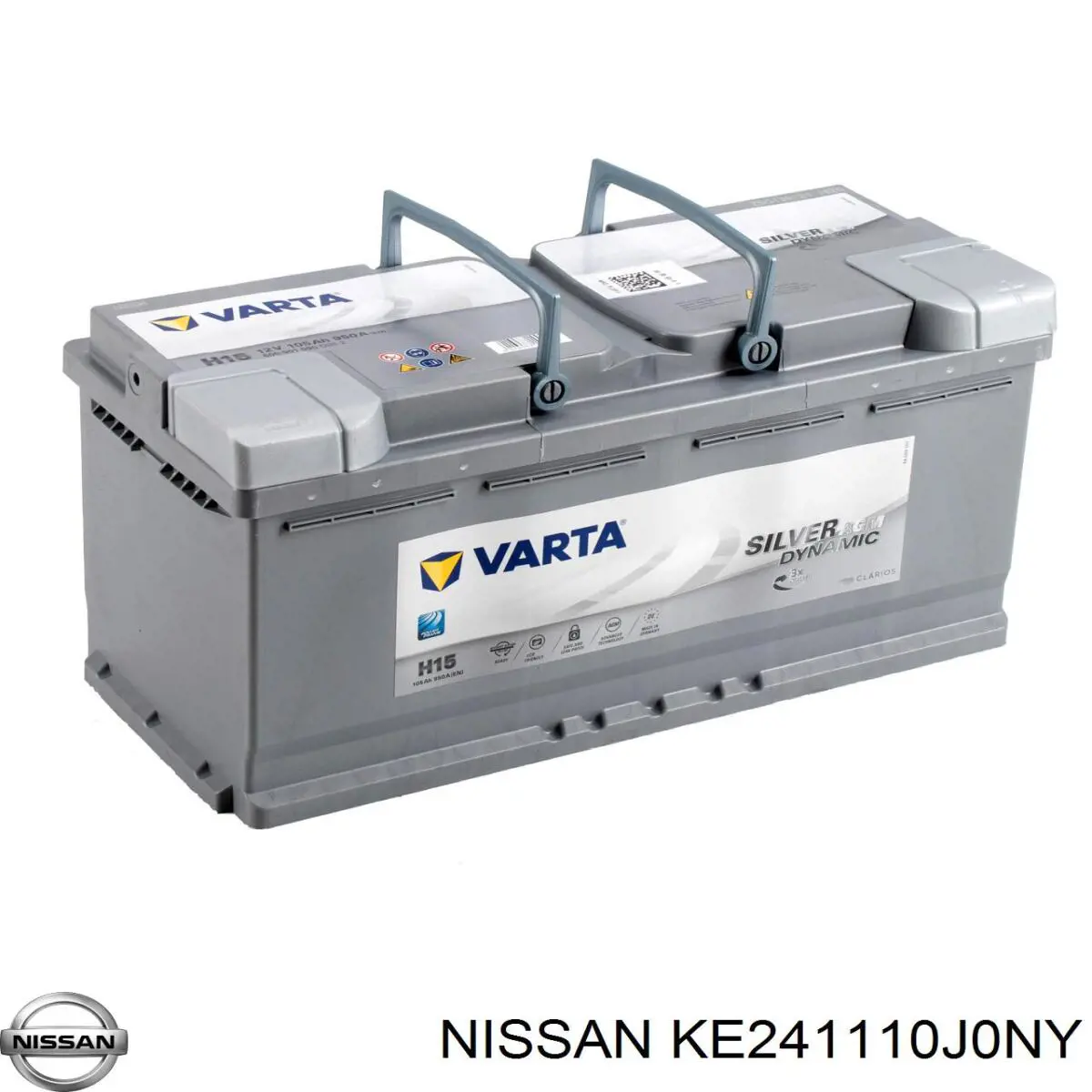 Bateria recarregável (PILHA) 244100005R Renault (RVI)
