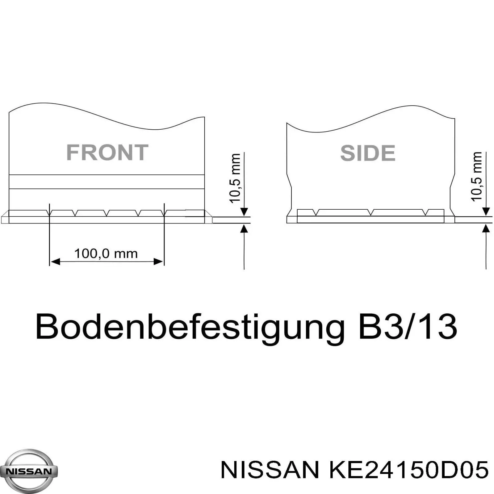 Bateria recarregável (PILHA) KE24150D05 Nissan/Infiniti