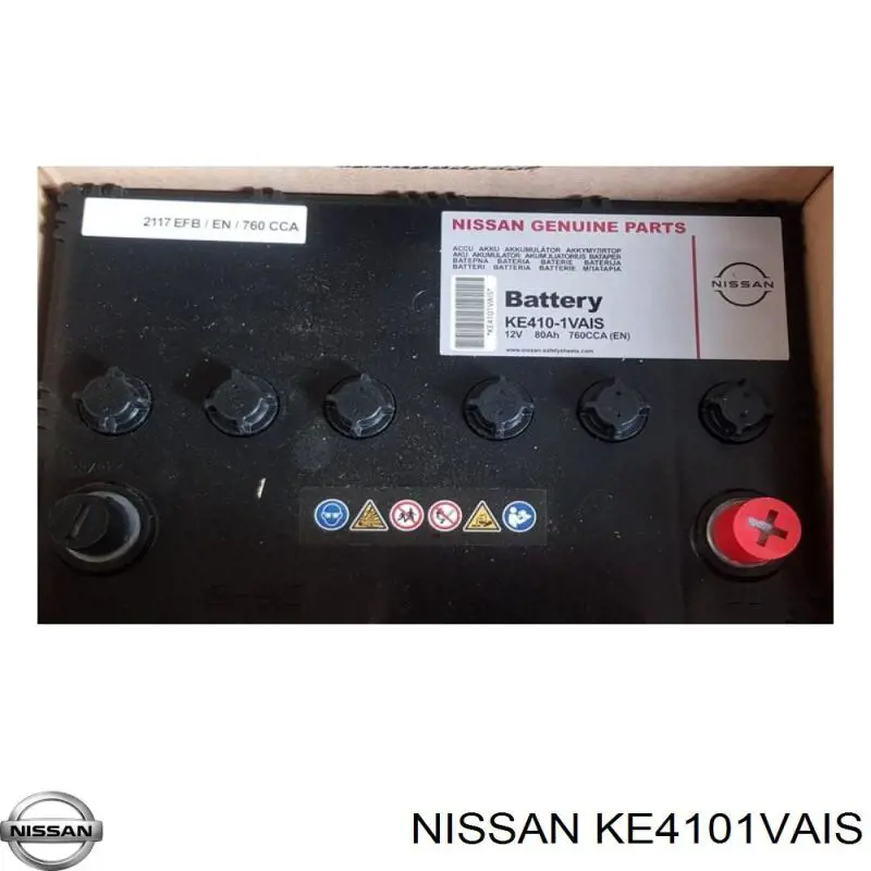 Bateria recarregável (PILHA) KE4101VAIS Nissan/Infiniti