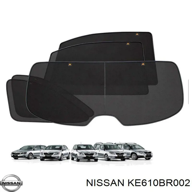  Defletor da capota Nissan Qashqai +2 I SUV (J10) (2007 - 2014) +2 I