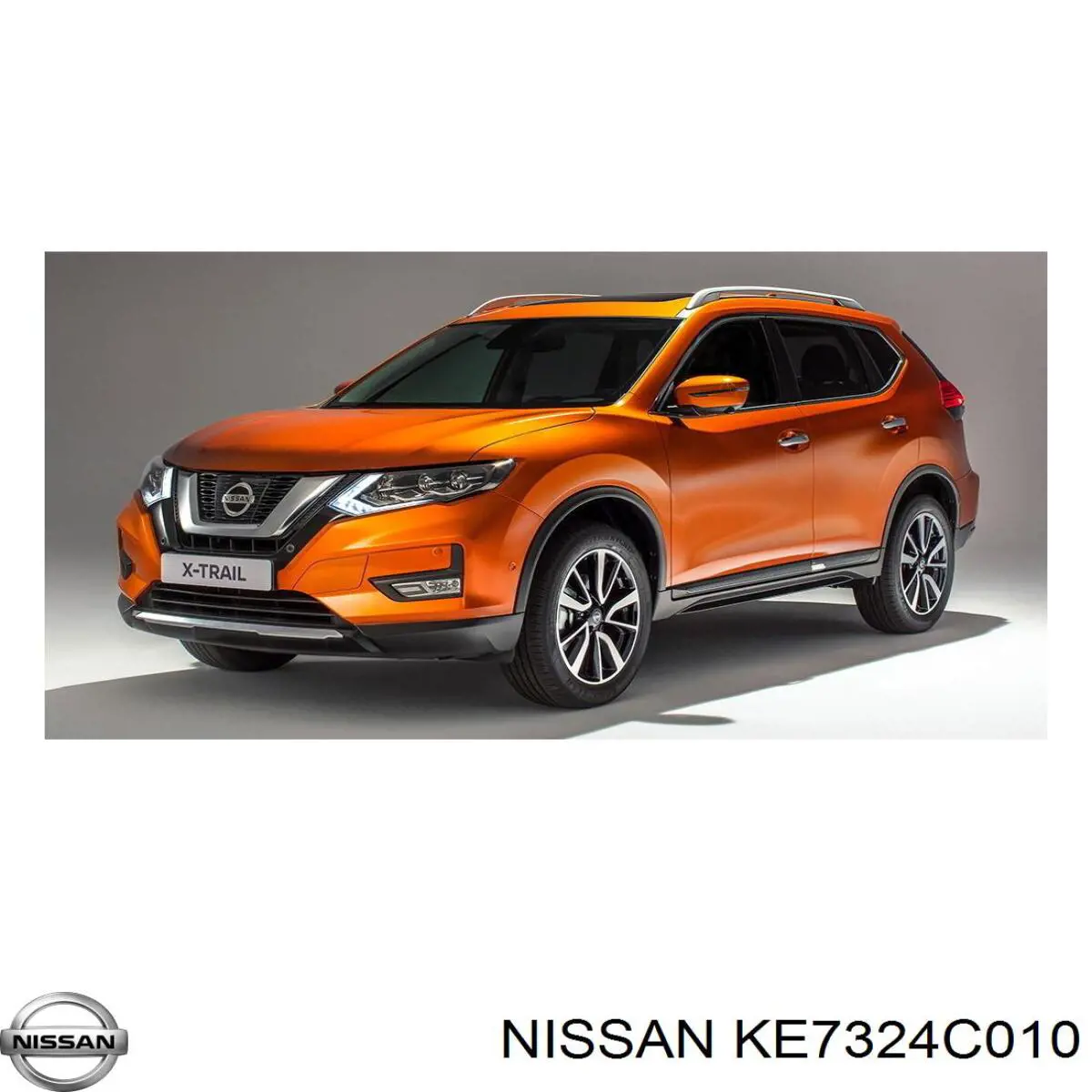 KE7324C010 Nissan/Infiniti Travessas de porta-malas do teto, kit