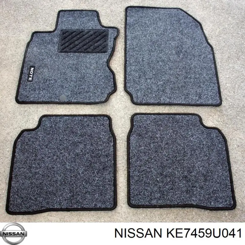 Tapetes dianteiros + traseiros, kit para Nissan Note  E11