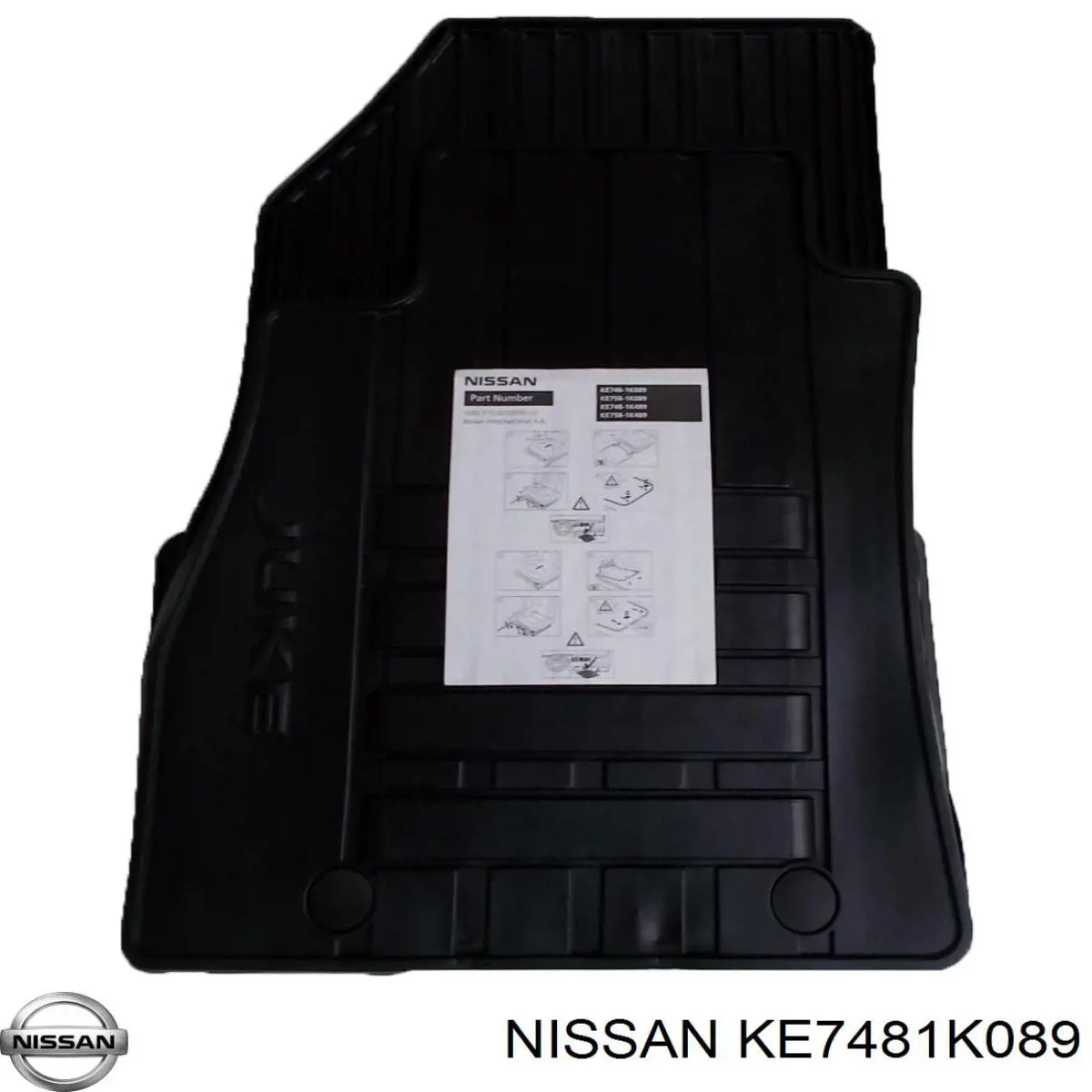 KE7481K089 Nissan/Infiniti Tapetes dianteiros + traseiros, kit