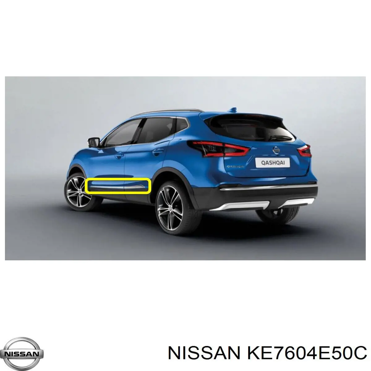 KE7604E50C Nissan/Infiniti Molduras de portas, kit