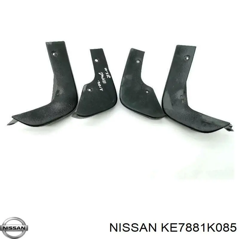  Protetores de lama dianteiros, kit Nissan JUKE NMUK hatchback (F15E) (2010 - 2019) NMUK