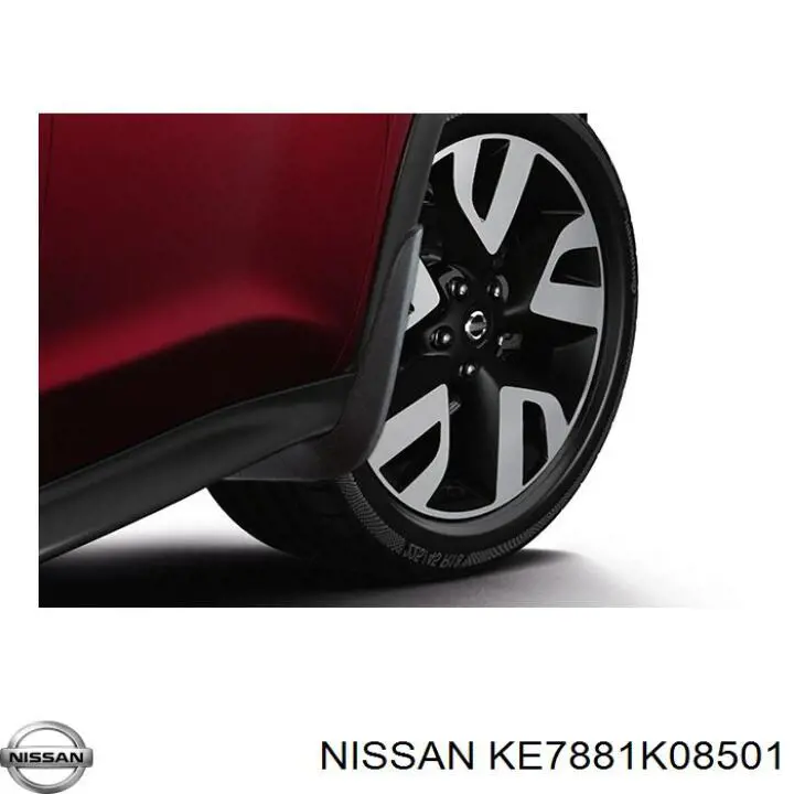 Protetores de lama dianteiros, kit para Nissan JUKE NMUK F15E