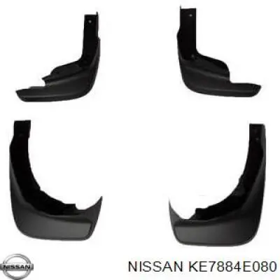 Protetores de lama dianteiros + traseiros, kit Nissan/Infiniti KE7884E080 preço, a partir de 219,40 USD