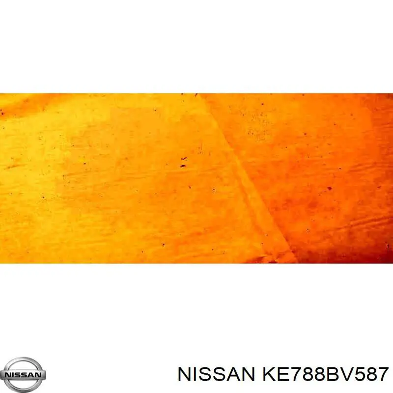 Protetores de lama traseiros, kit KE788BV587 Nissan/Infiniti