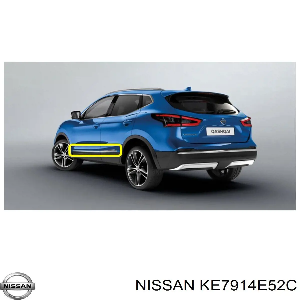 Compre KE7914E52C Nissan/Infiniti Placa sobreposta de porta-malas (de 3ª/5ª porta traseira)