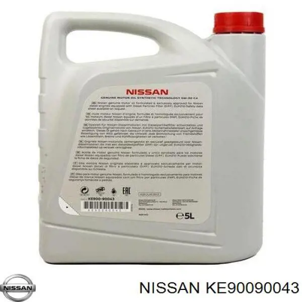 Óleo para motor Nissan/Infiniti KE90090043 preço, a partir de 86,83 USD