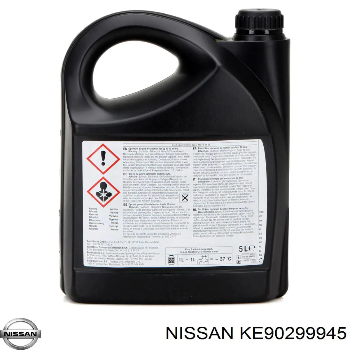 Fluido de esfriamento KE90299945 Nissan/Infiniti