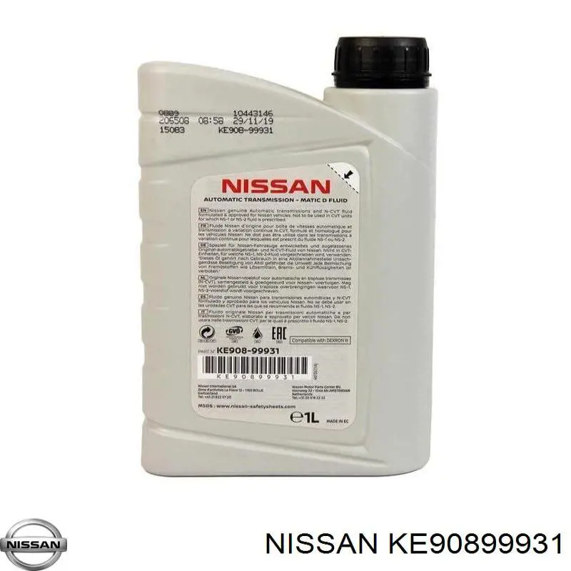 Óleo de transmissão Nissan/Infiniti KE90899931 preço, a partir de 31,57 USD