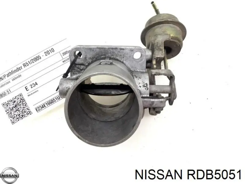 16118EB30A Nissan/Infiniti Válvula de borboleta montada