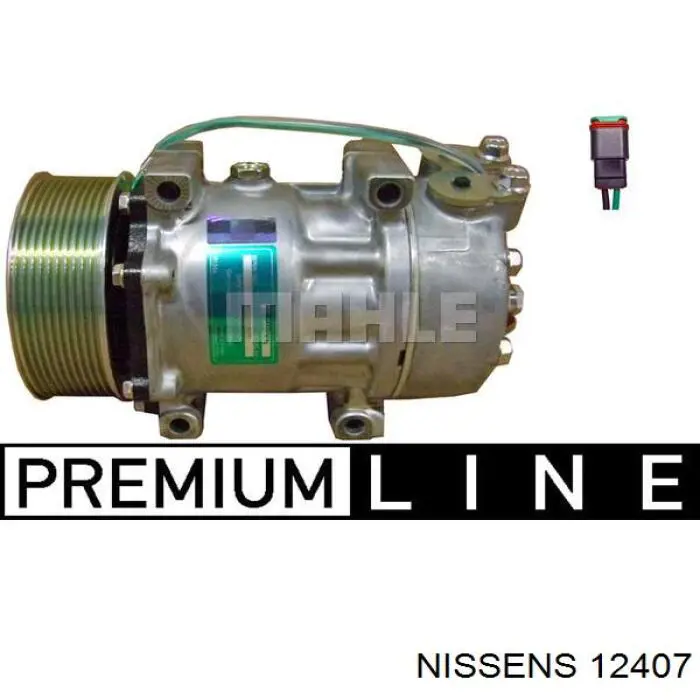 12407 Nissens Radiador de esfriamento de motor