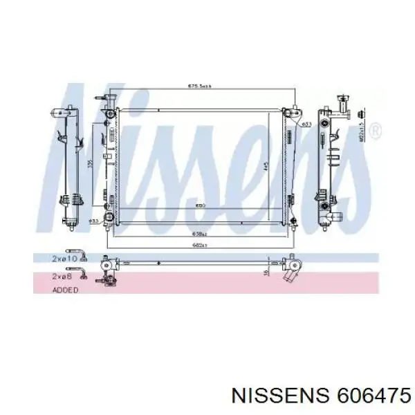 Compre 253101M350 Hyundai/Kia Radiador de esfriamento de motor