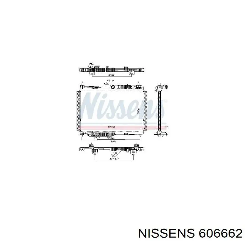 Radiador de esfriamento de motor NRF 550068 preço, a partir de 133,18 USD