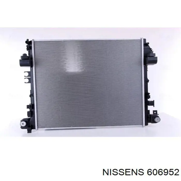68314786AC Chrysler Radiador de esfriamento de motor
