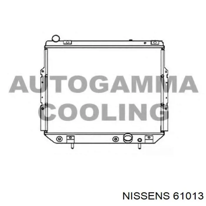 Compre 61013 Nissens Radiador de esfriamento de motor
