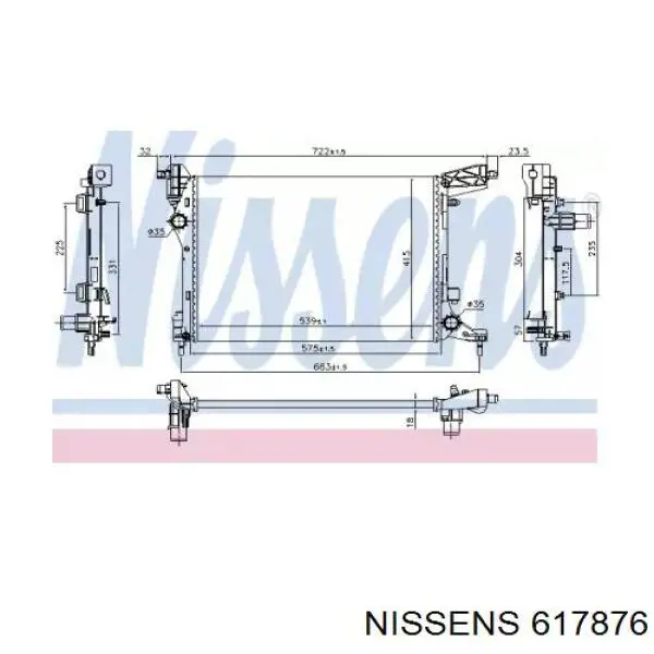 Compre DRM09165 Denso Radiador de esfriamento de motor