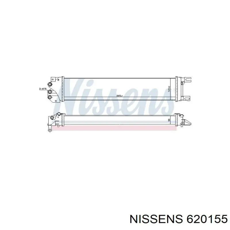 Radiador de esfriamento de motor adicional Polcar 32D2085 preço, a partir de 132,85 USD