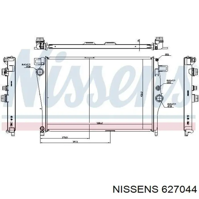 Compre 0995006603 Mercedes Radiador de esfriamento de motor