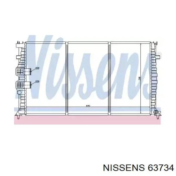 Compre 0000133012 Peugeot/Citroen Radiador de esfriamento de motor