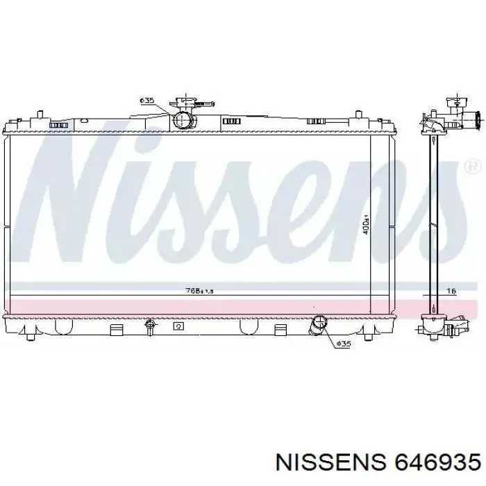 Radiador de esfriamento de motor Toyota 1640036260 preço, a partir de 224,58 USD