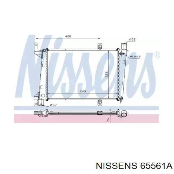 Compre 8601842 Volvo Radiador de esfriamento de motor