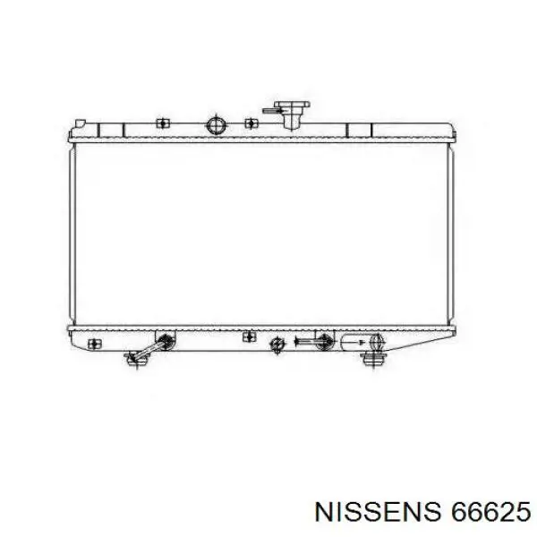 Radiador de esfriamento de motor Nissens 66625 preço, a partir de 79,27 USD
