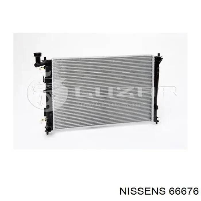 Compre 66676 Nissens Radiador de esfriamento de motor