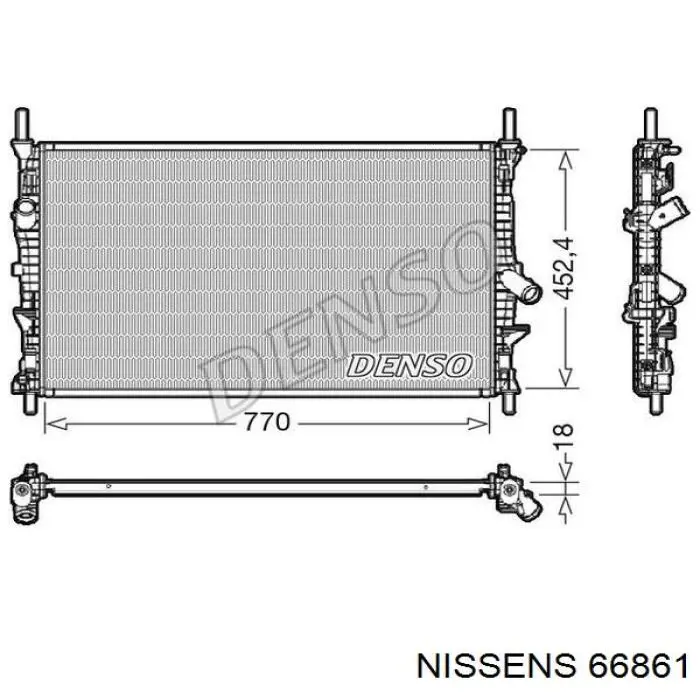 Radiador de esfriamento de motor Polcar 32N2081 preço, a partir de 121,09 USD