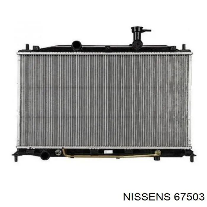67503 Nissens Radiador de esfriamento de motor