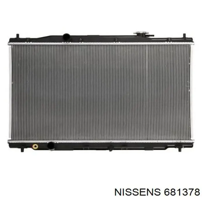 Radiador de esfriamento de motor Honda 190105LAA51