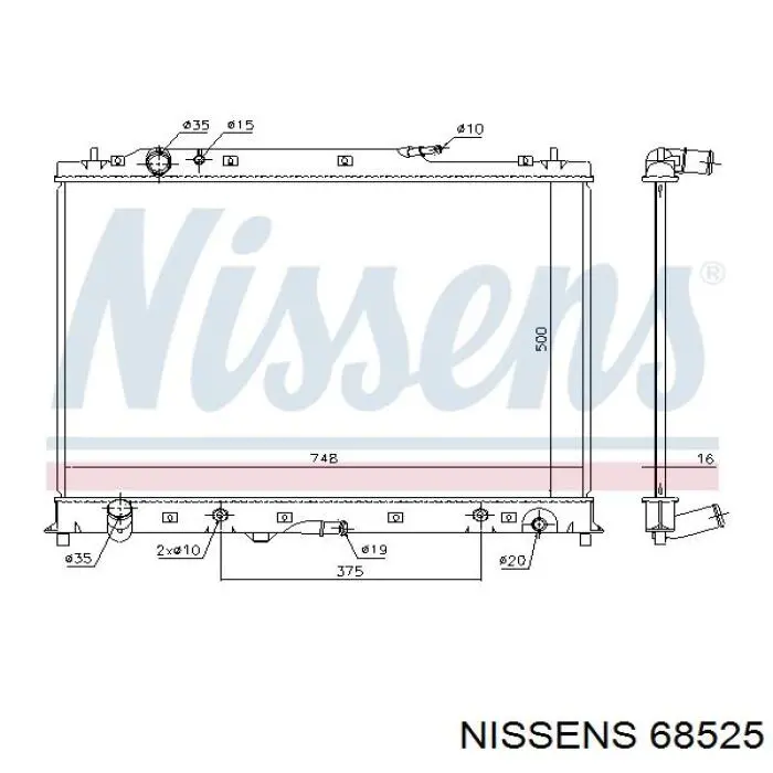 Compre CY0315200F Mazda Radiador de esfriamento de motor