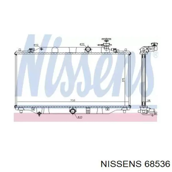 Compre SH0515200 Mazda Radiador de esfriamento de motor