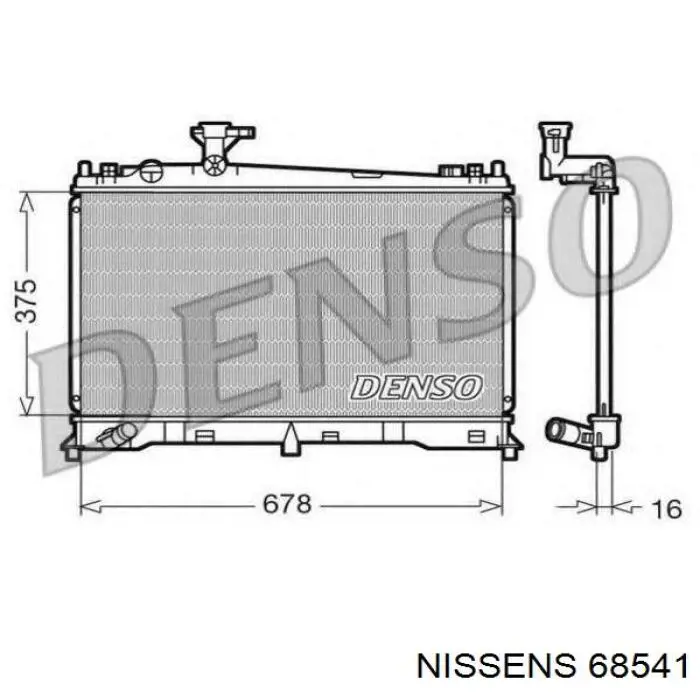 Compre L51915200B Mazda Radiador de esfriamento de motor
