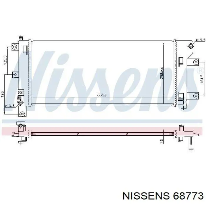 Radiador de esfriamento de motor TYC 613NSA208 preço, a partir de 110,24 USD