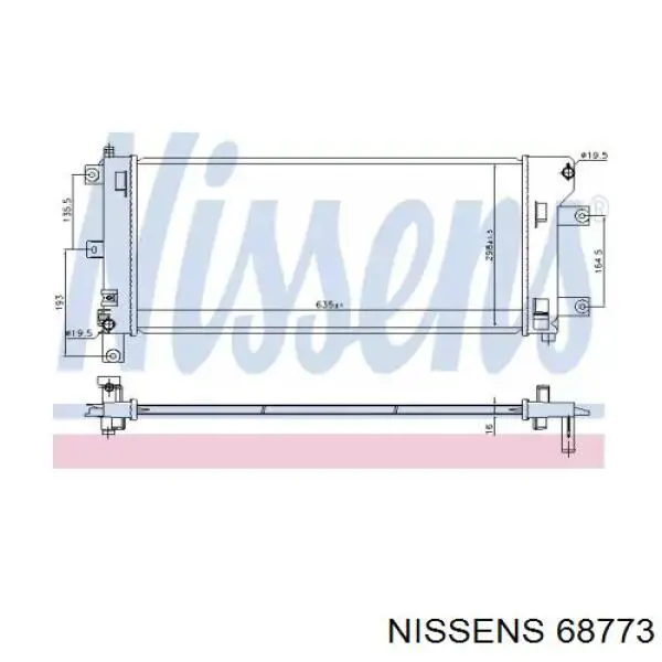 Radiador de esfriamento de motor TYC 613NSA208 preço, a partir de 110,24 USD