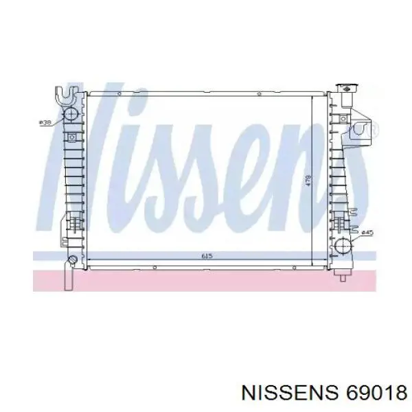 Radiador de esfriamento de motor Chrysler 55056682AE preço, a partir de 216,90 USD