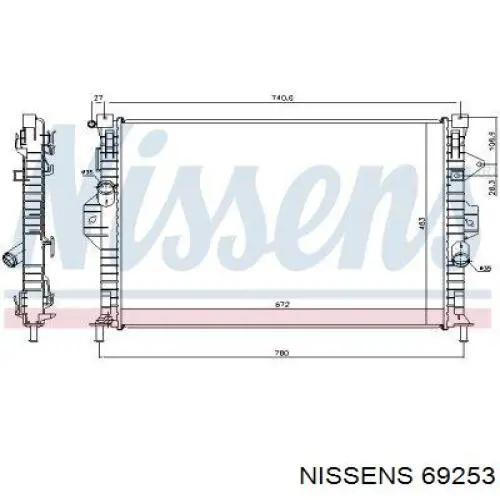PL322982 Koyorad Radiador de esfriamento de motor