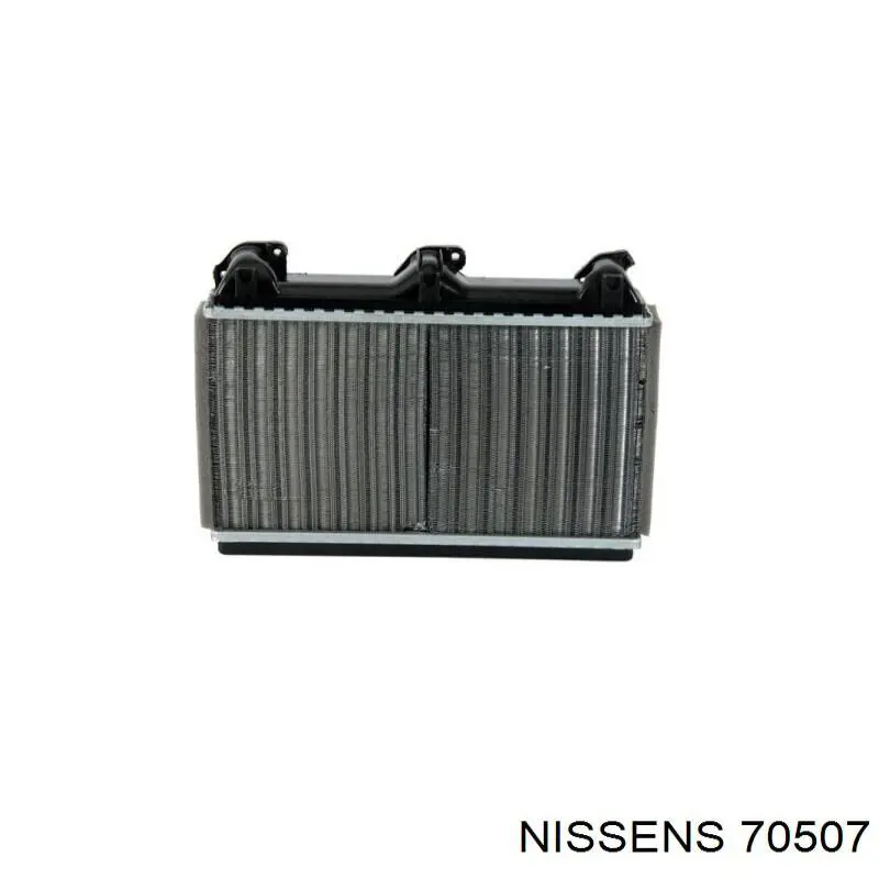 Radiador de forno (de aquecedor) 70507 Nissens
