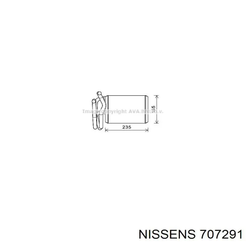Radiador de forno (de aquecedor) Honda 79110S6DG02 preço, a partir de 90,58 USD