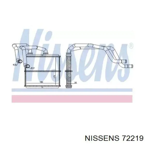 Compre 27140BR12C Nissan/Infiniti Radiador de forno (de aquecedor)