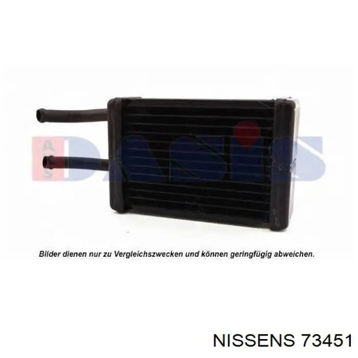 Compre 73451 Nissens Radiador de forno (de aquecedor)
